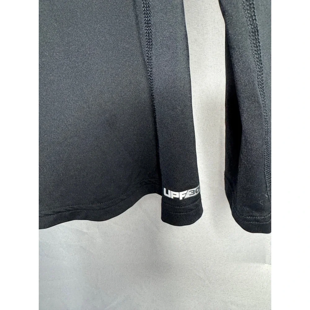 Under Armour Boys HeatGear Long Sleeve Compression Shirt Black YLG Large UPF 30